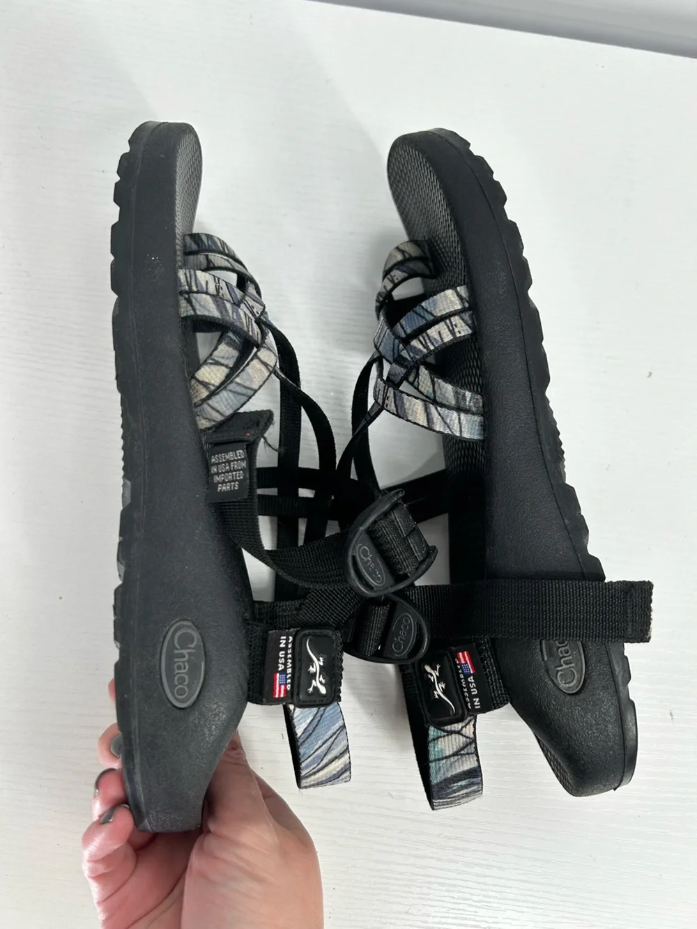 CHACO ZX/2 Sandals made in USA Blue 6 Womens